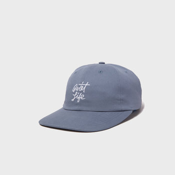 The Quiet Life Script Polo Hat Slate