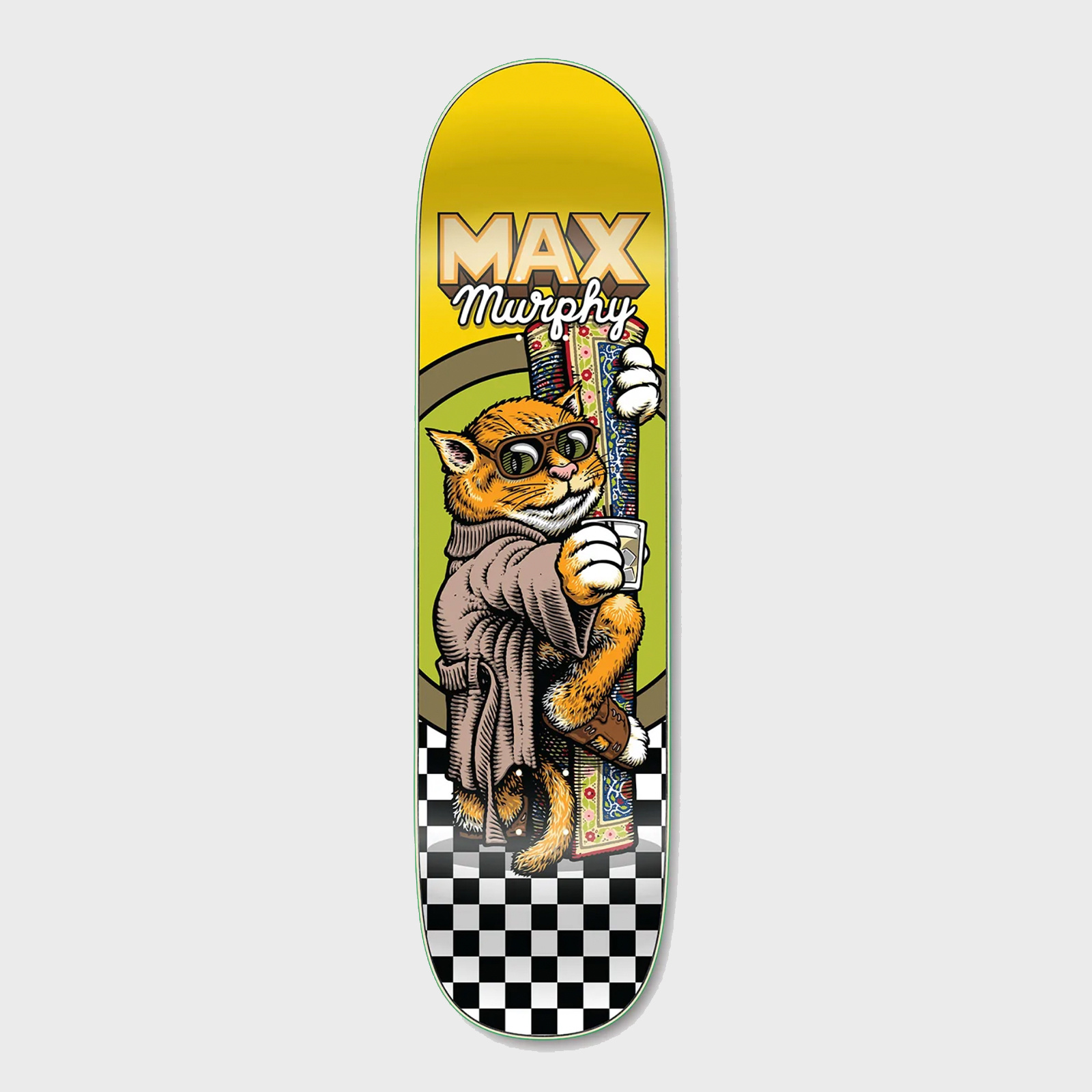 StrangeLove Plateaux Skateboard Louis the Cat (Max Murphy) 8.5