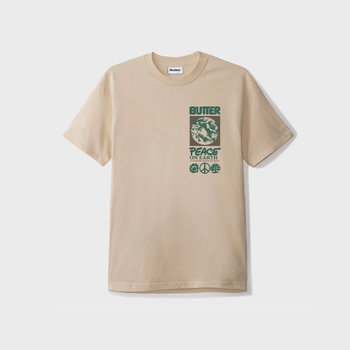 Butter Goods Peace On Earth Tee Sand