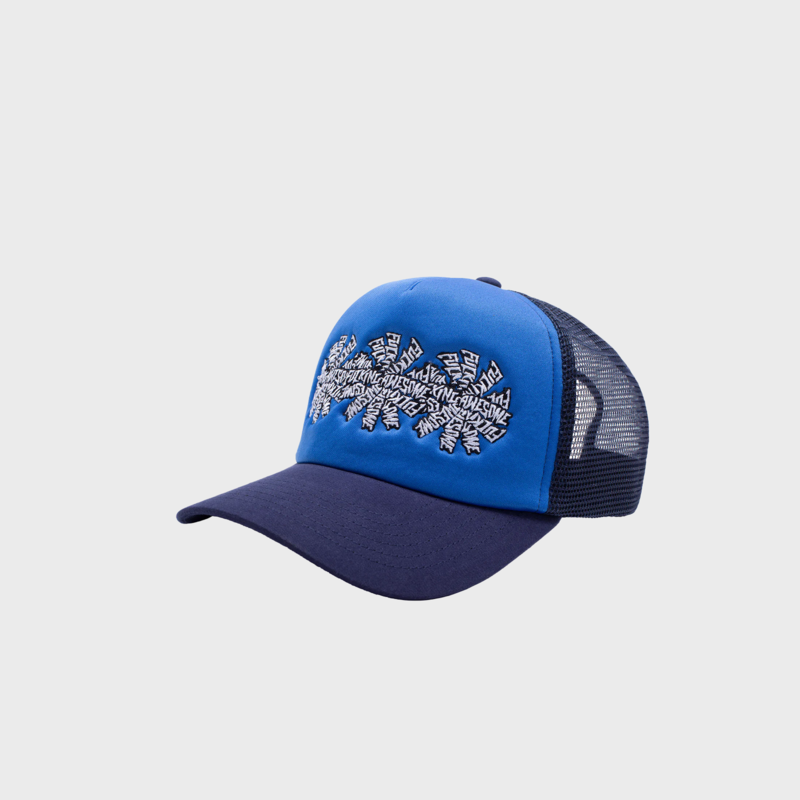 Fucking Awesome 3 Spiral Trucker Snapback Blue/Navy