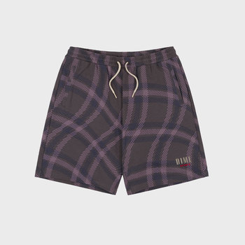 Dime Plaid Shorts Deep Lavender