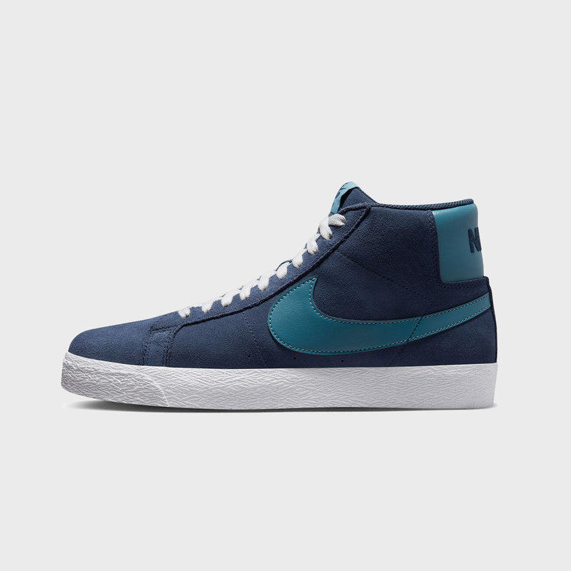 Nike SB Blazer Mid Midnight Navy/Noise Aqua