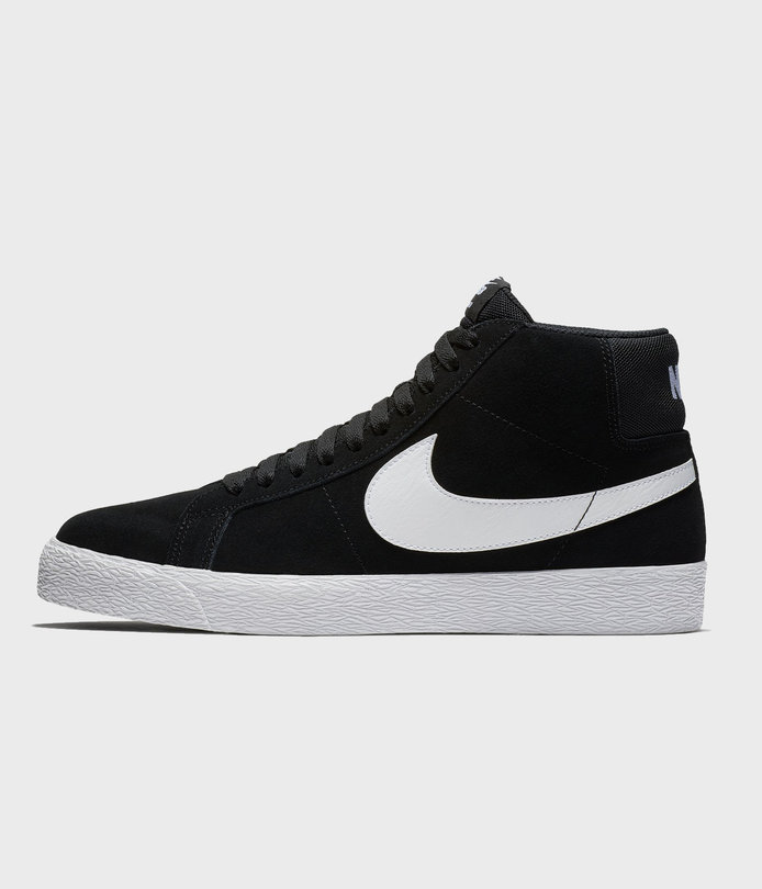 Nike SB Blazer Mid Black White White RUKUS
