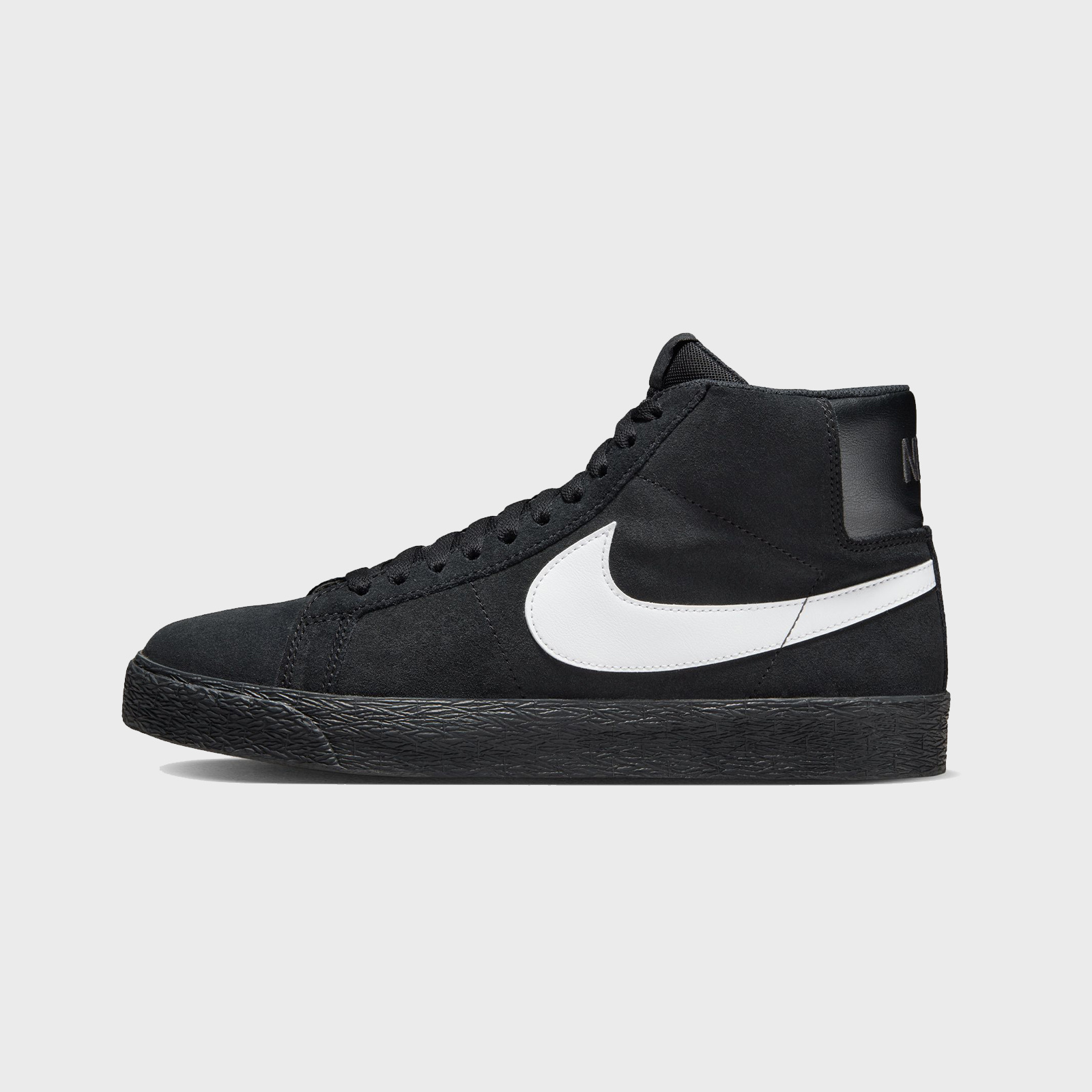 nike blazer mid black suede trainers