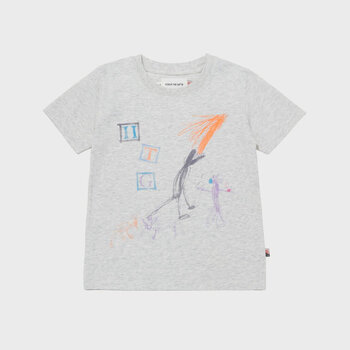 Honor The Gift. T-Rex Tee Athletic Heather Kids