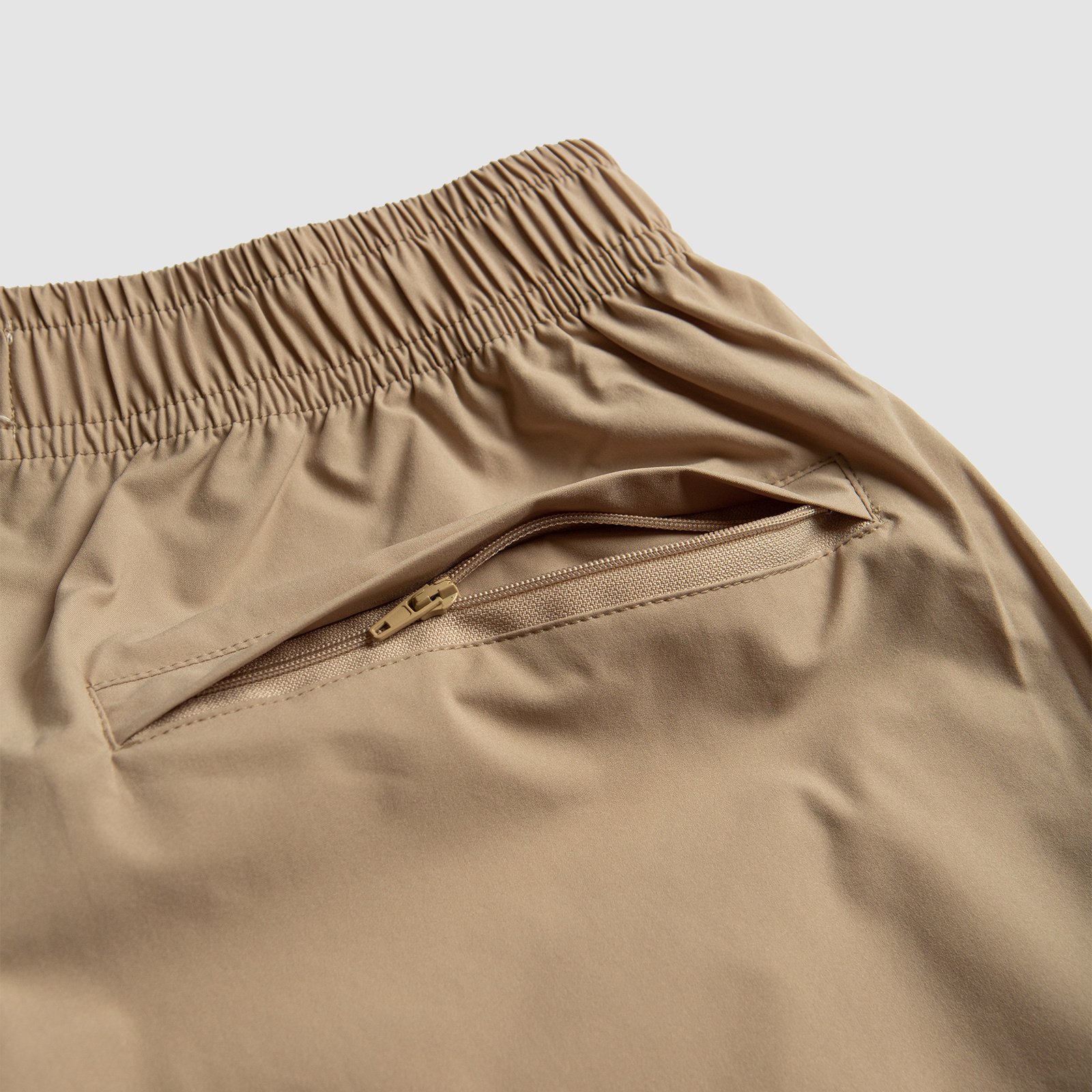 Rukus Runnin' Man Nylon Shorts Khaki