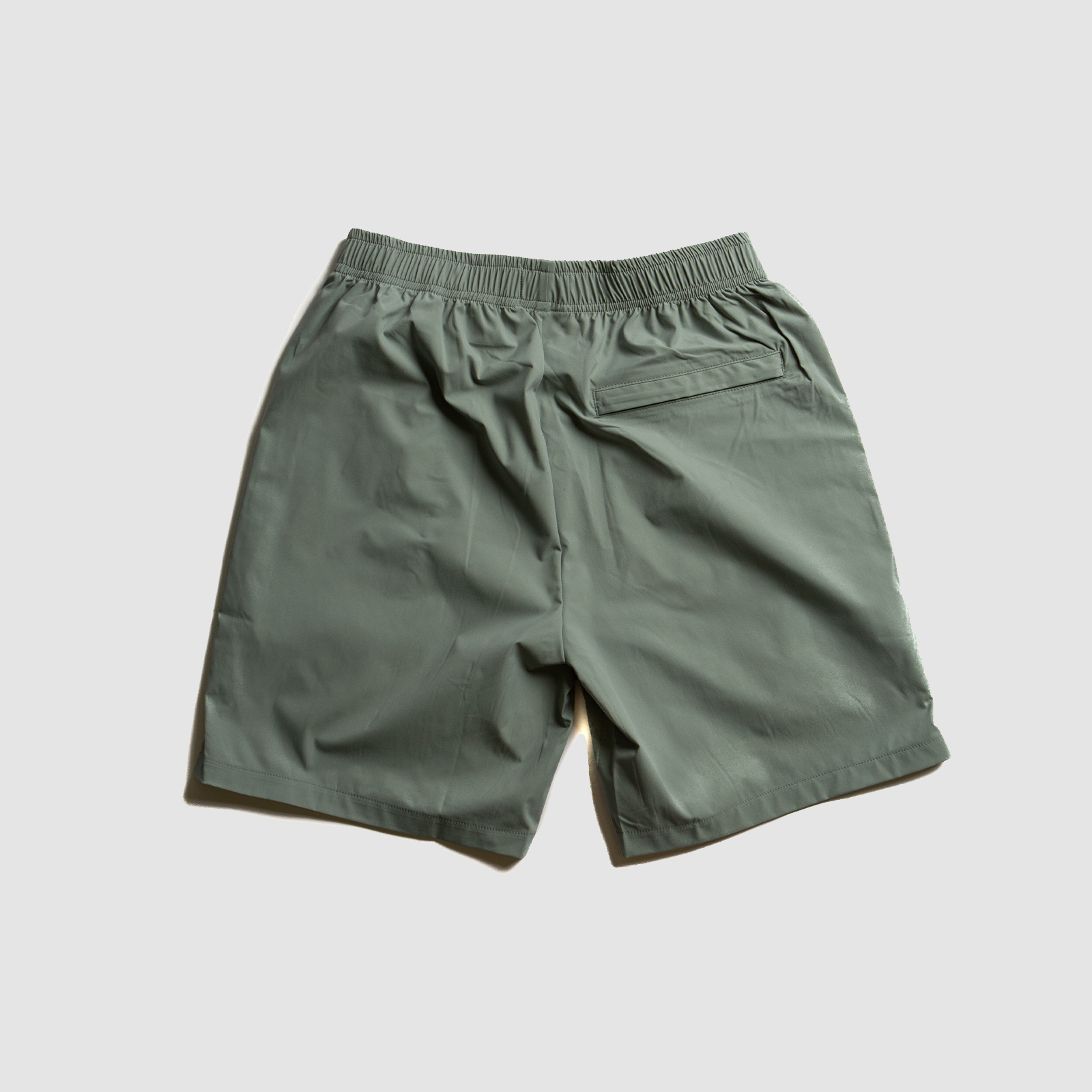 Rukus Runnin' Man Nylon Shorts Sage