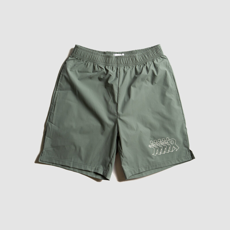 Rukus Runnin' Man Nylon Shorts Sage