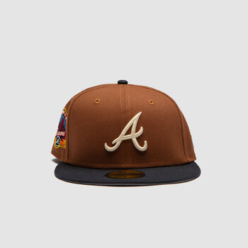 Atlanta Braves GROOVY Navy Fitted Hat by New Era