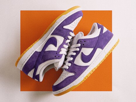 Nike SB Orange Label Dunk Low Court Purple