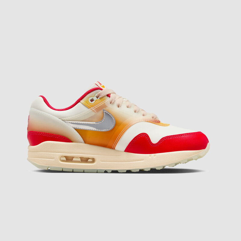 Nike W Air Max 1 87 PRM Sail/ Metallic Silver Siren Red