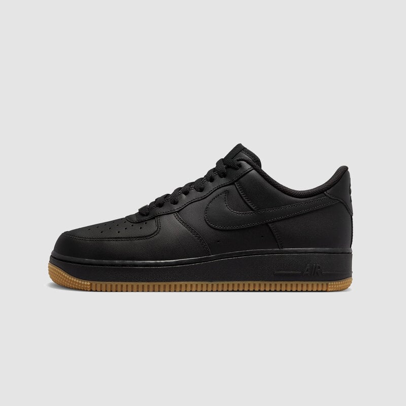 Nike Air Force 1 07 Black/Black-Gum Light Brown