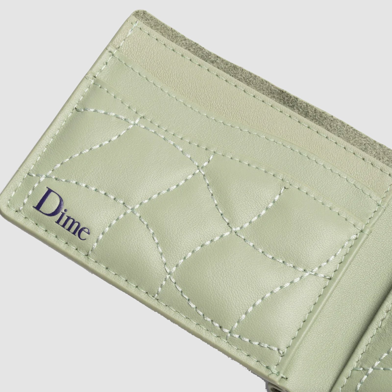 Quilted Bifold Wallet Sage - RUKUS