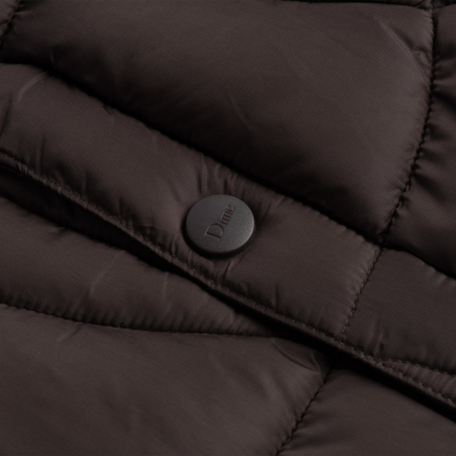 Dime Midweight Wave Puffer Jacket Espresso - RUKUS