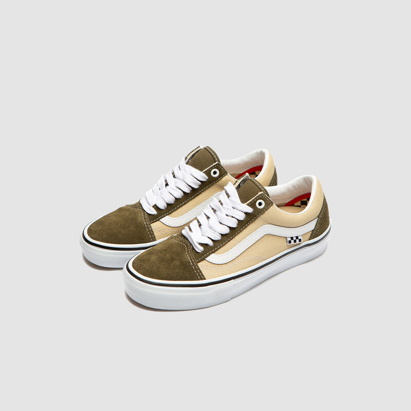 Vans Skate Old Skool Dark Olive/White