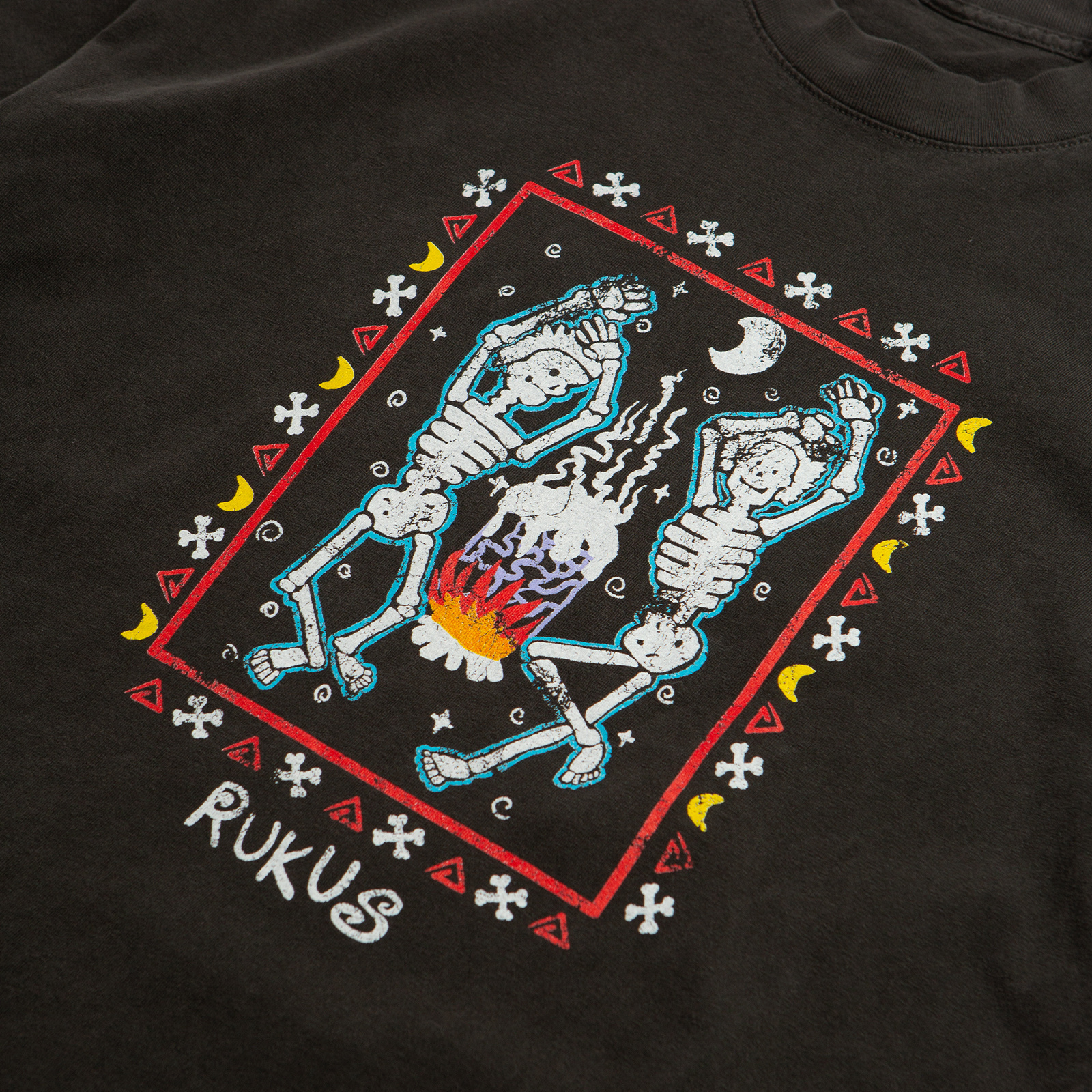 Rukus Voodoo Tee Charcoal