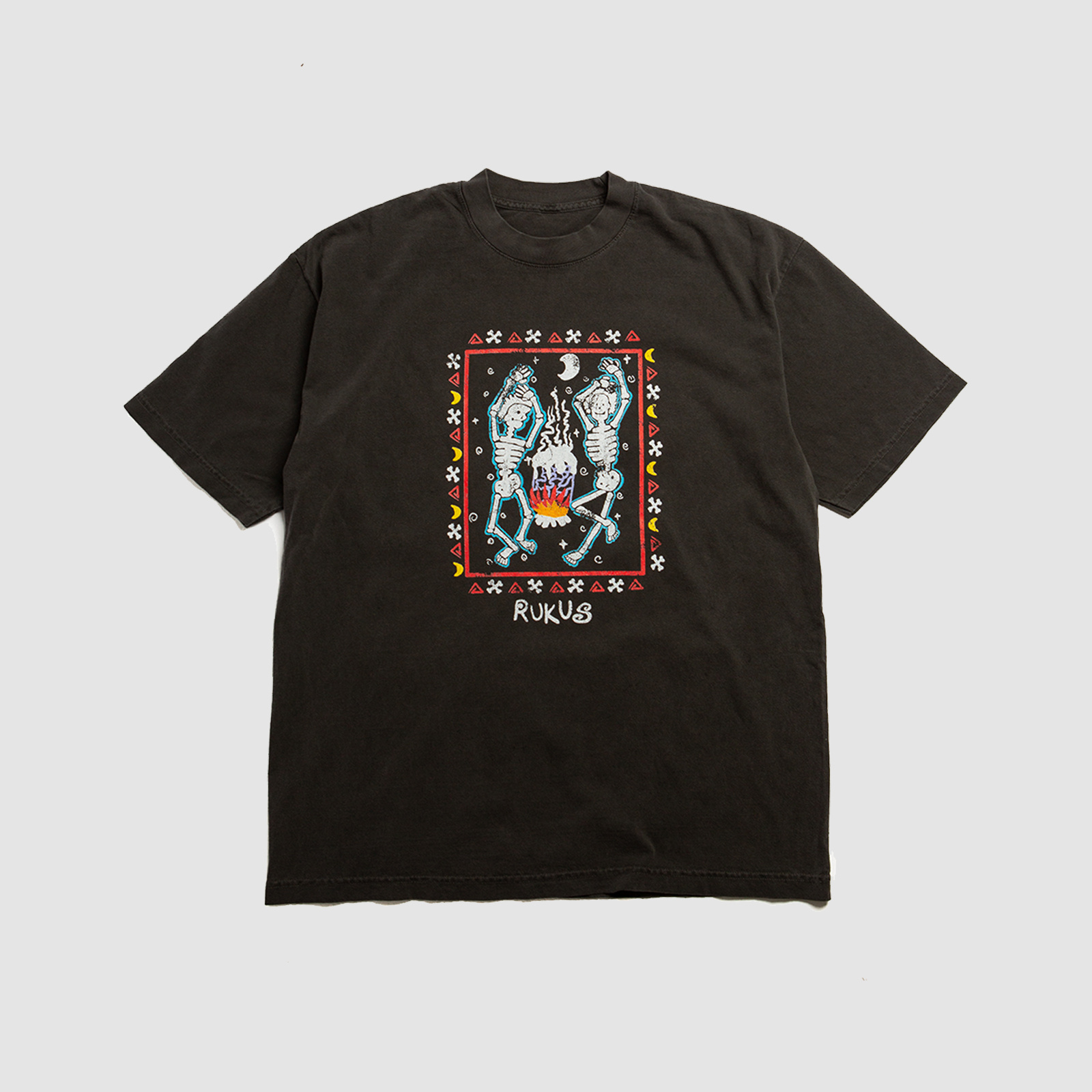 Rukus Voodoo Tee Charcoal