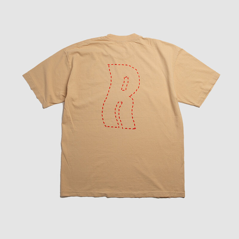 Rukus Stitch " R " Tee Cream