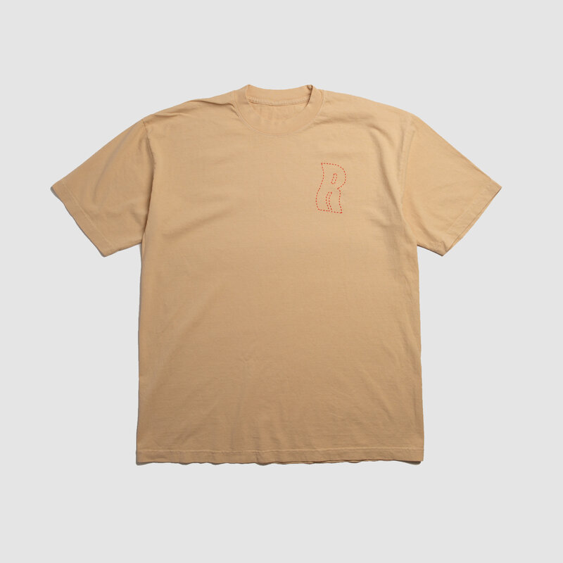 Rukus Stitch " R " Tee Cream