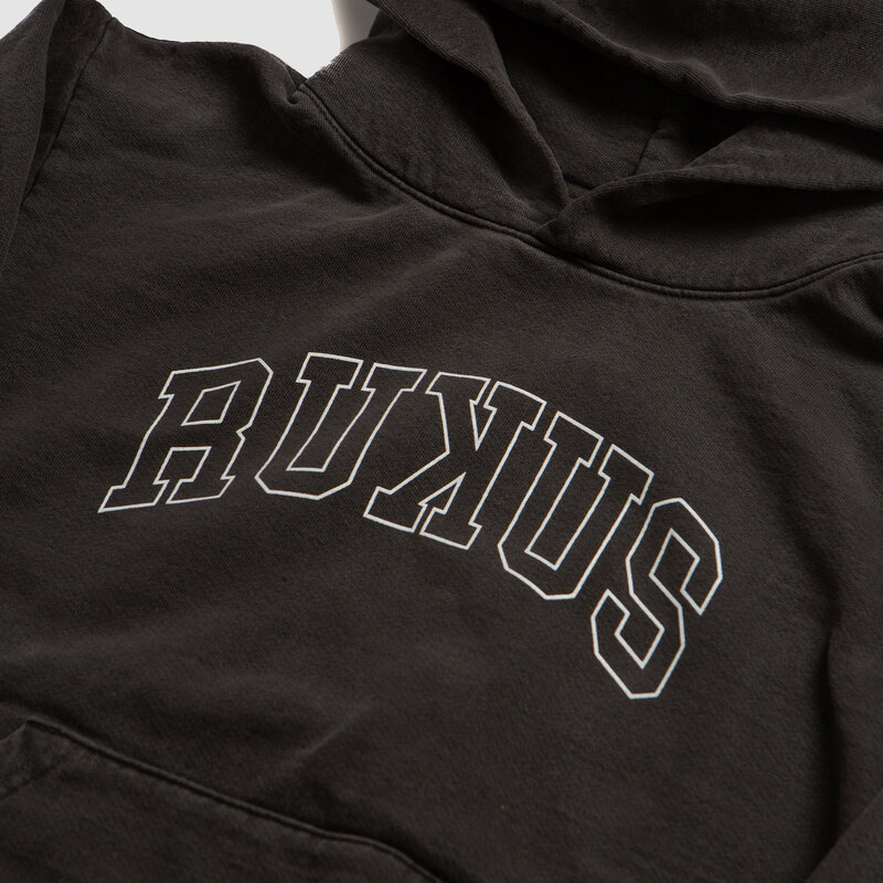 Rukus Rukus University Hoodie Vintage Black