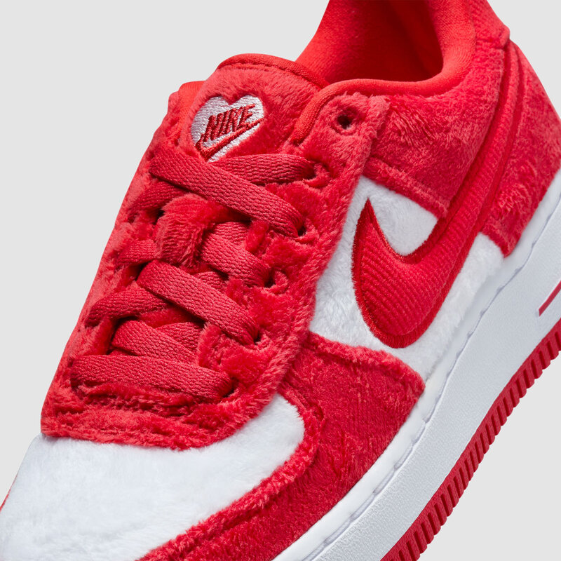 Nike Air Force 1 GS Fire Red/ Lt Crimson