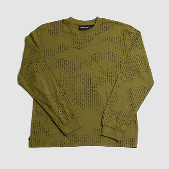 The Hundreds Rain LS T-Shirt Military Green