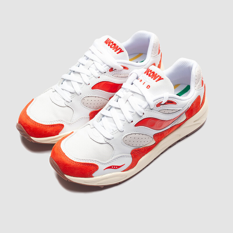 Saucony Grid Shadow 2 White/Red