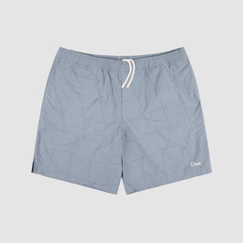 Dime Wave Quilted Shorts Cloud Blue