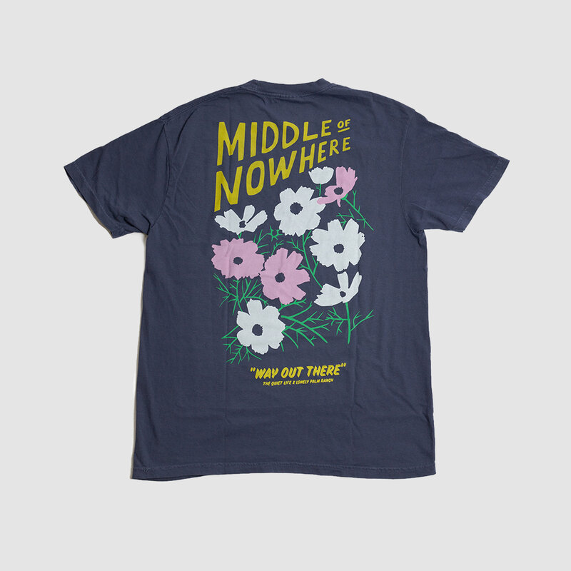 The Quiet Life Palm Mid of Nowhere Tee Navy