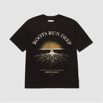 Honor The Gift. Roots Run Deep Black T-shirt