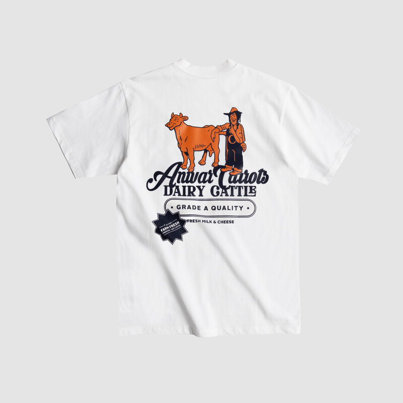 Carrots Carrots Dairy Tee White
