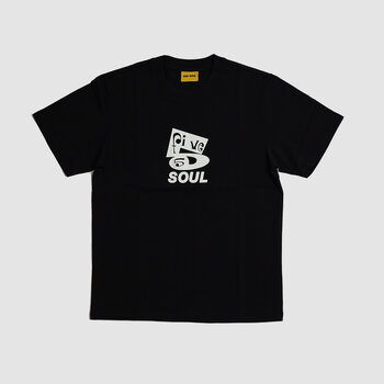 555 Soul Original 5 Logo S/S Tee Washed Black
