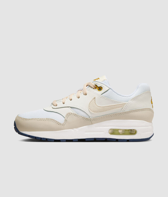 Nike Air Max 1 ホワイト/ゴールド Nike Air Max 1 (GS) White/ LT Orewood - RUKUS