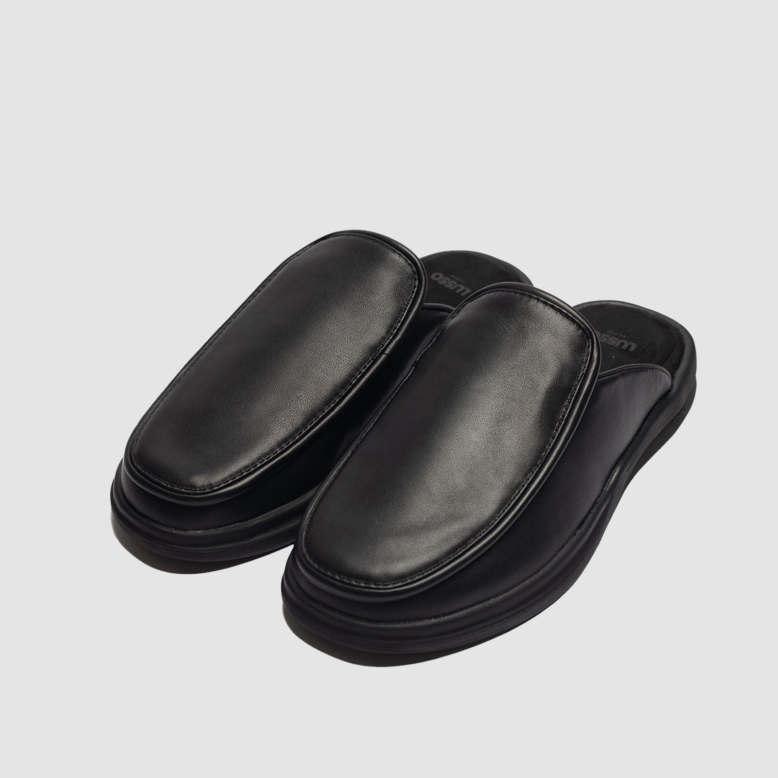 Lusso Cloud Esto Smooth Leather Jet Black