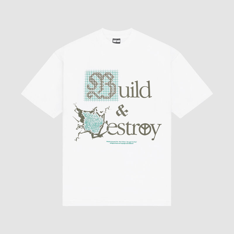 Babylon Build & Destroy Tee White