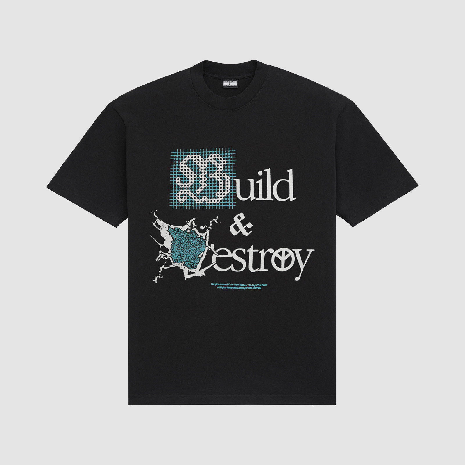Babylon Build & Destroy Tee Black