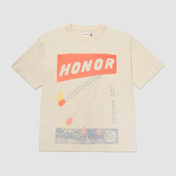 Honor The Gift. Match Box SS Tee White