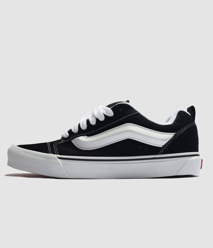 VANS★KNU SLIP★兼用★BLACK/TRUE WHITE Vans Knu Slip-on Skate Shoes Suede Sneakers Black/True White