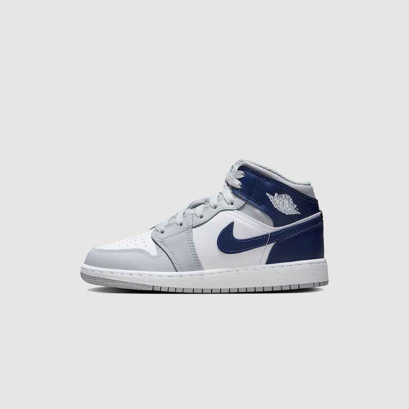 Jordan Air Jordan 1 Mid (GS) White/Midnight Navy