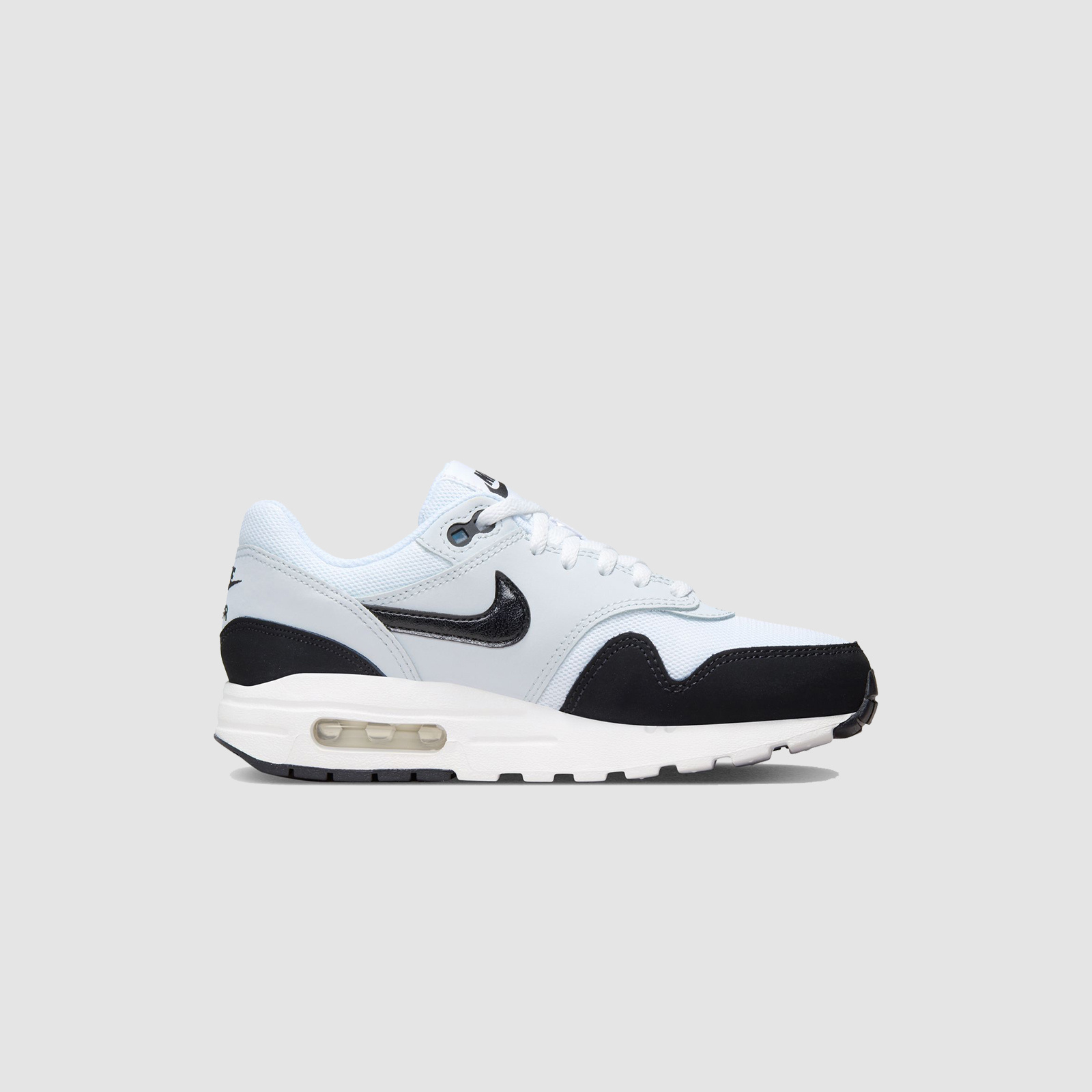 Nike Air Max 1 (GS) White/Black-Pure Platinum