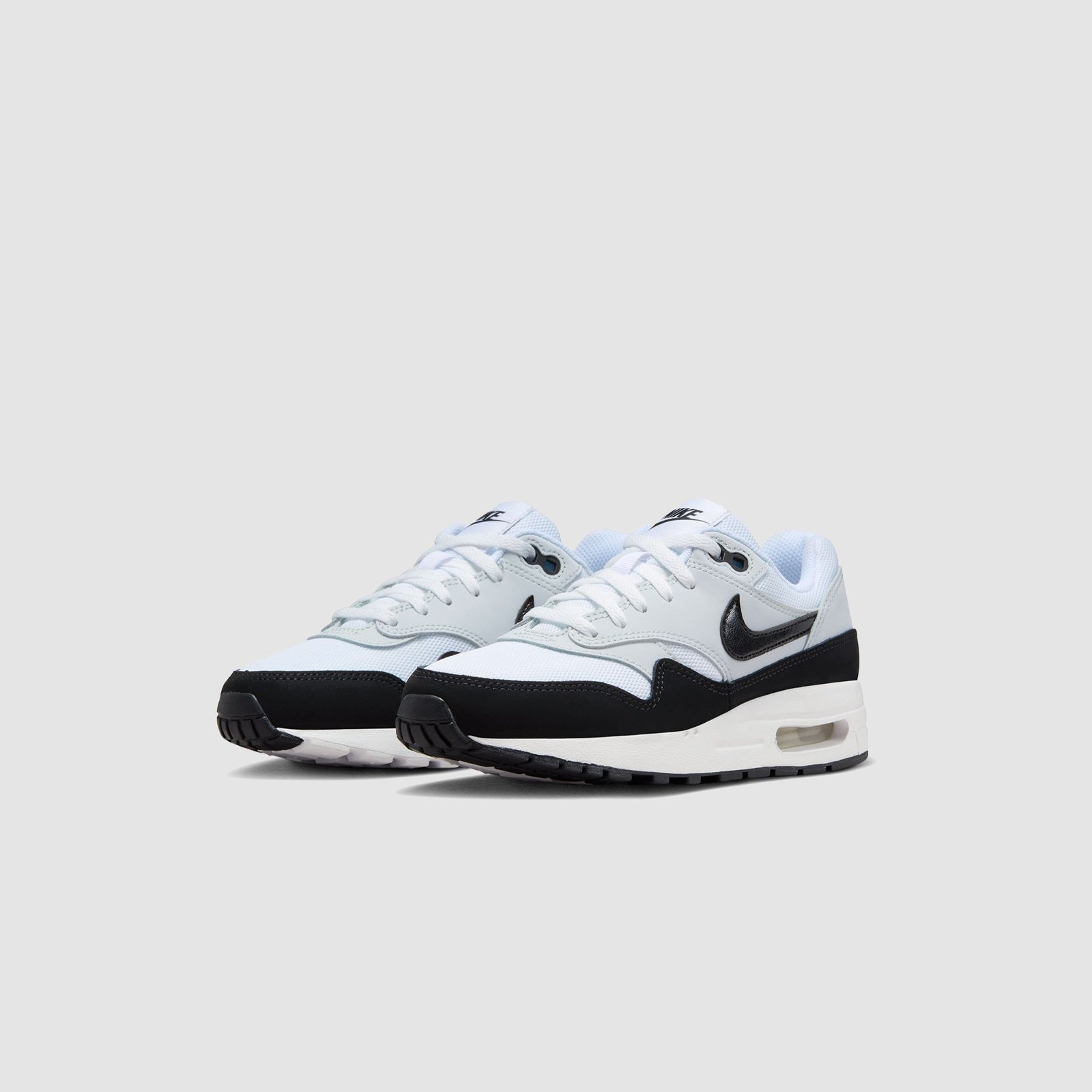 Nike Air Max 1 (GS) White/Black-Pure Platinum