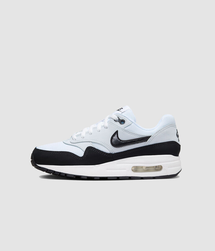 Nike Air Max 1 (GS) White/Black-Pure Platinum - RUKUS