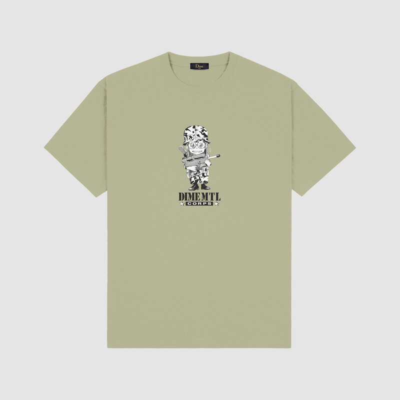 Dime Corps Tee Warm Khaki