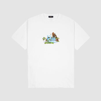 Dime Waterfall Tee White