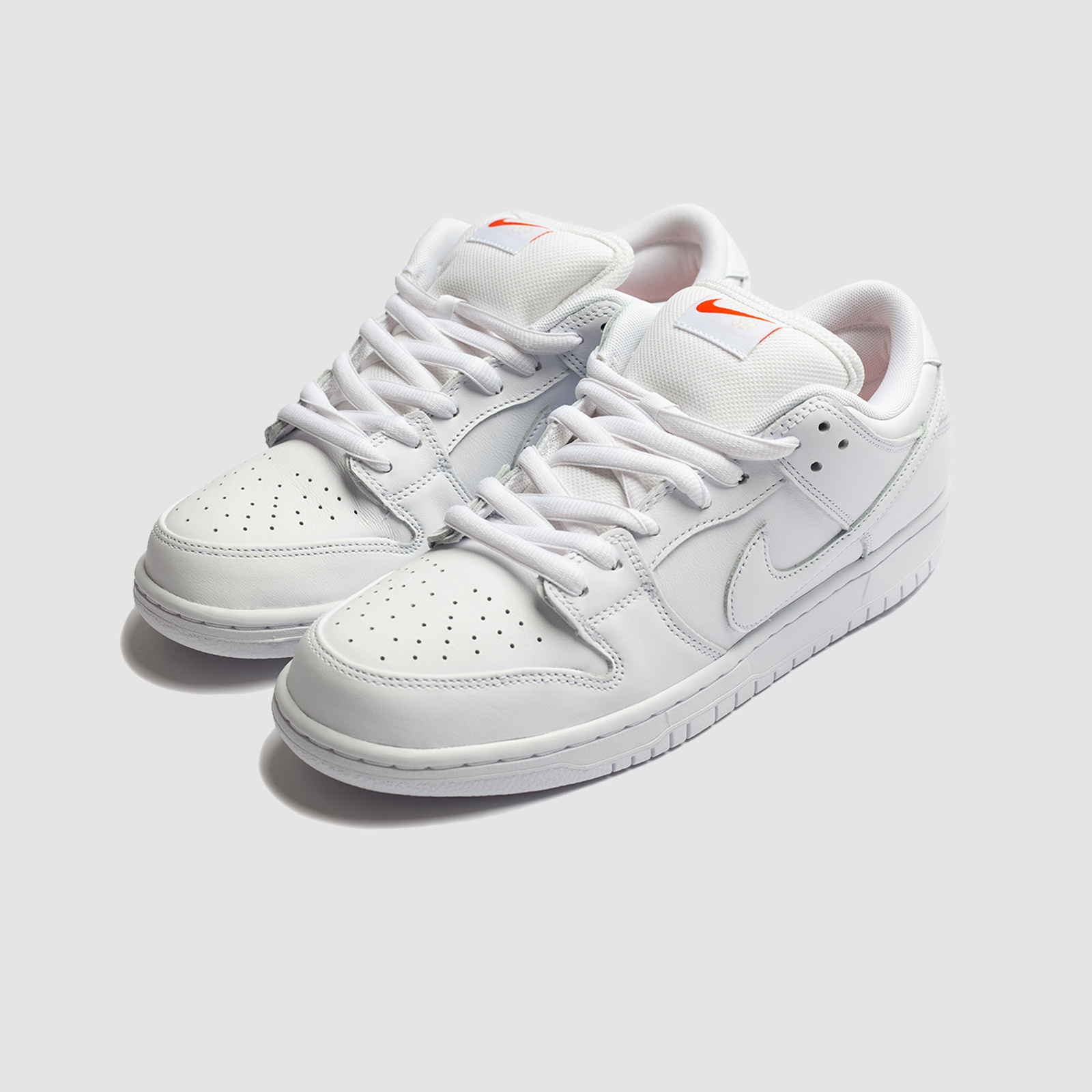 Nike SB Dunk Low Pro White/White - RUKUS Nike SB Dunk Low Pro White/White - RUKUS