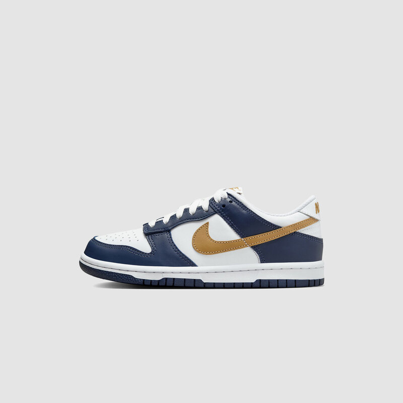 Nike Dunk Low Wheat / Midnight Navy (GS)