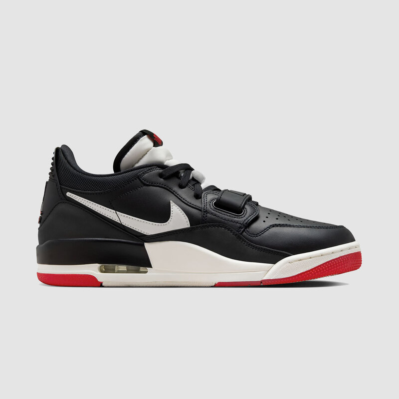 Jordan Legacy 312 Low Black/Sail University Red