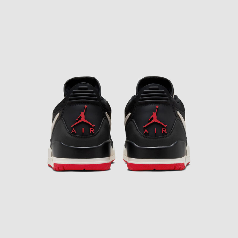 Jordan Legacy 312 Low Black/Sail University Red