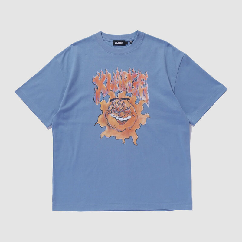 XLarge Burning Tee Blue