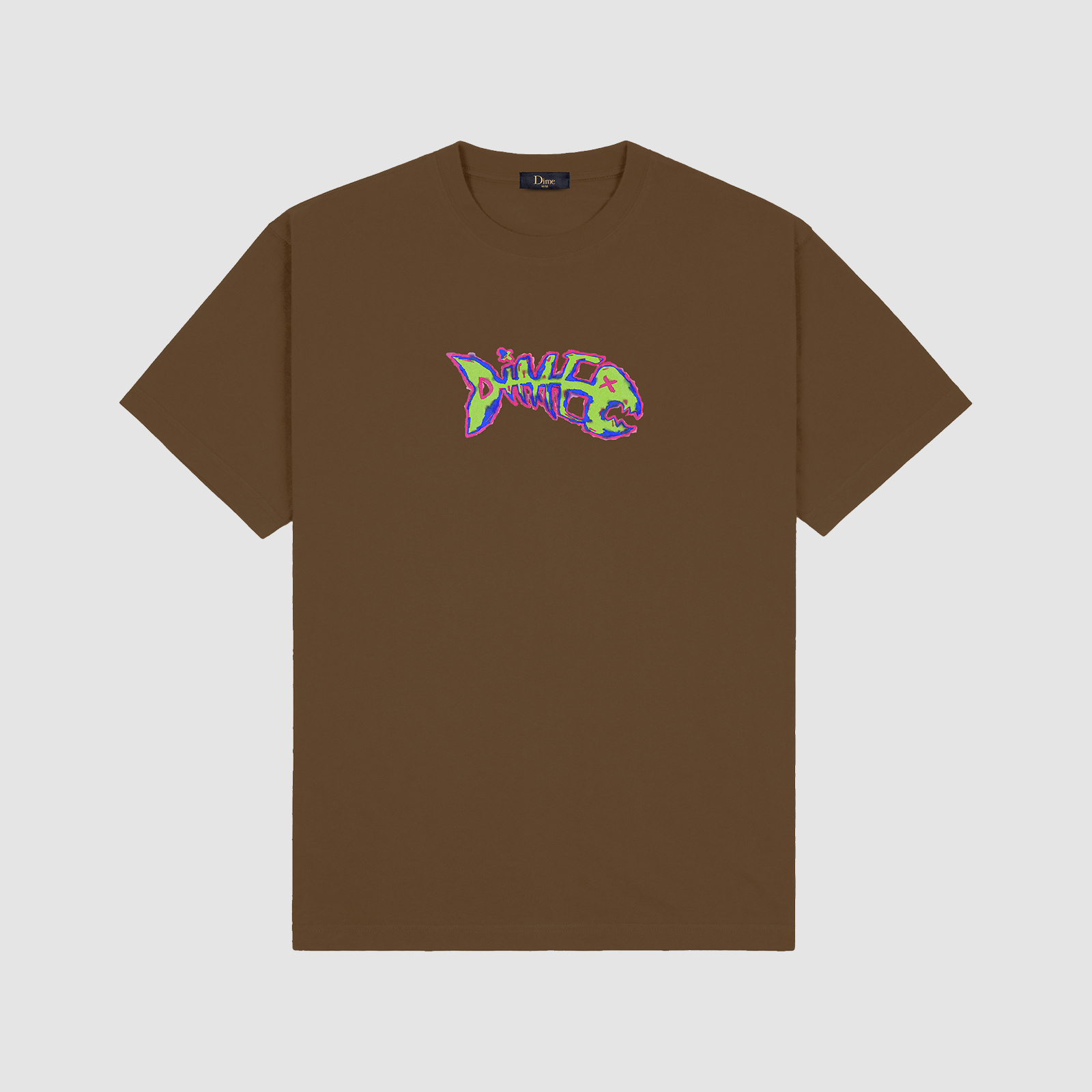Dime Bones Tee Dark Brown